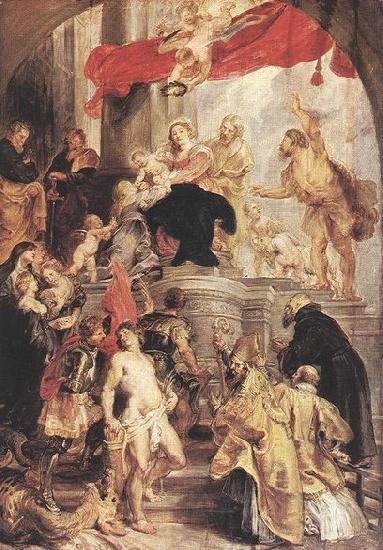 RUBENS, Pieter Pauwel Bethrotal of St Catherine Spain oil painting art